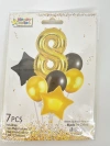 New 32-inch digital aluminum film latex balloon festival birthday party decoration set details Picture